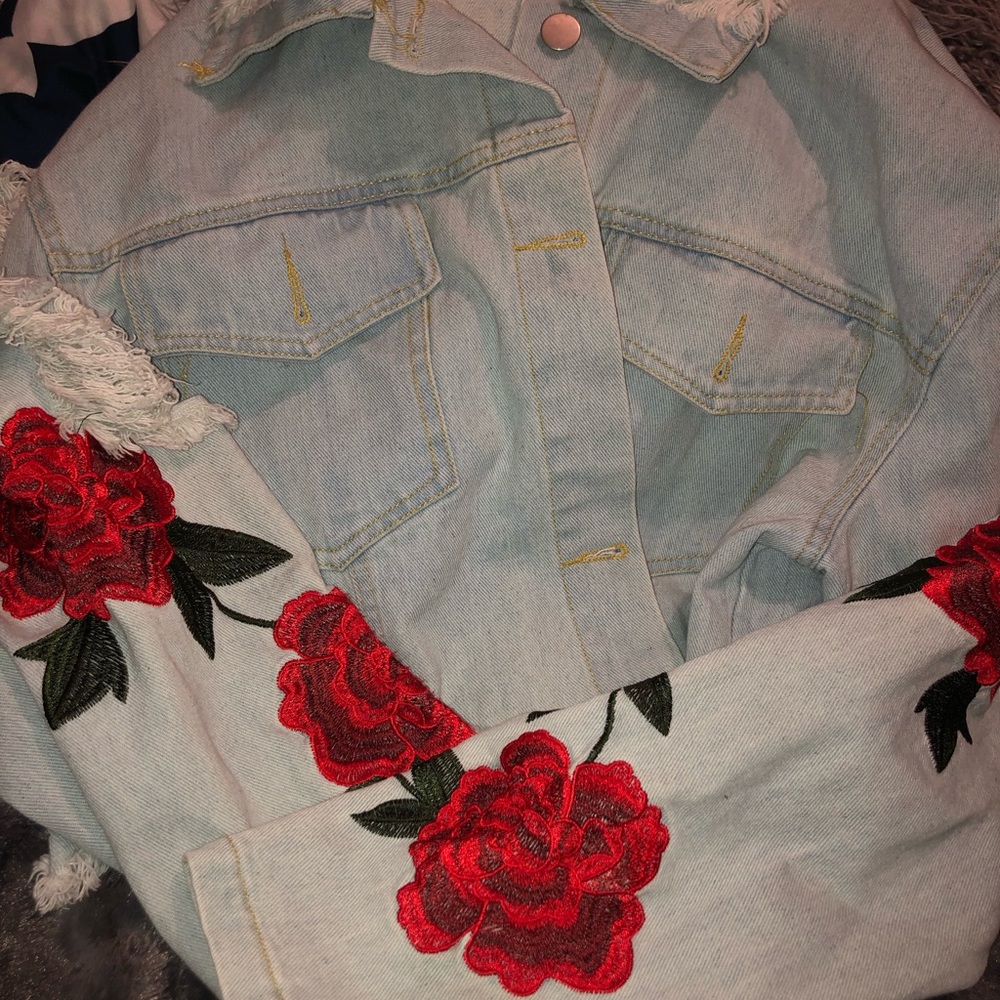Ripped Jean Jacket